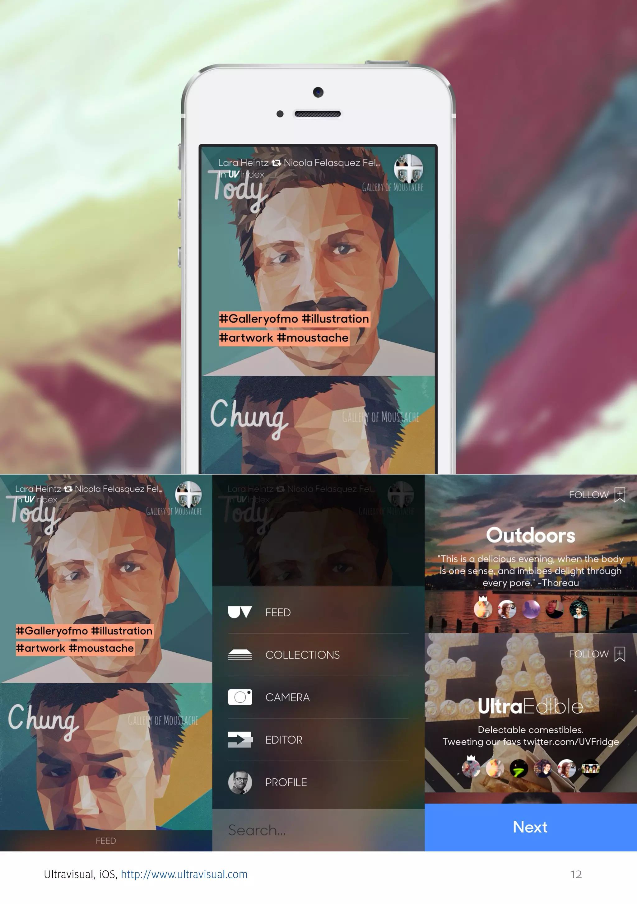 Ultravisual, iOS, http://www.ultravisual.com

12

 