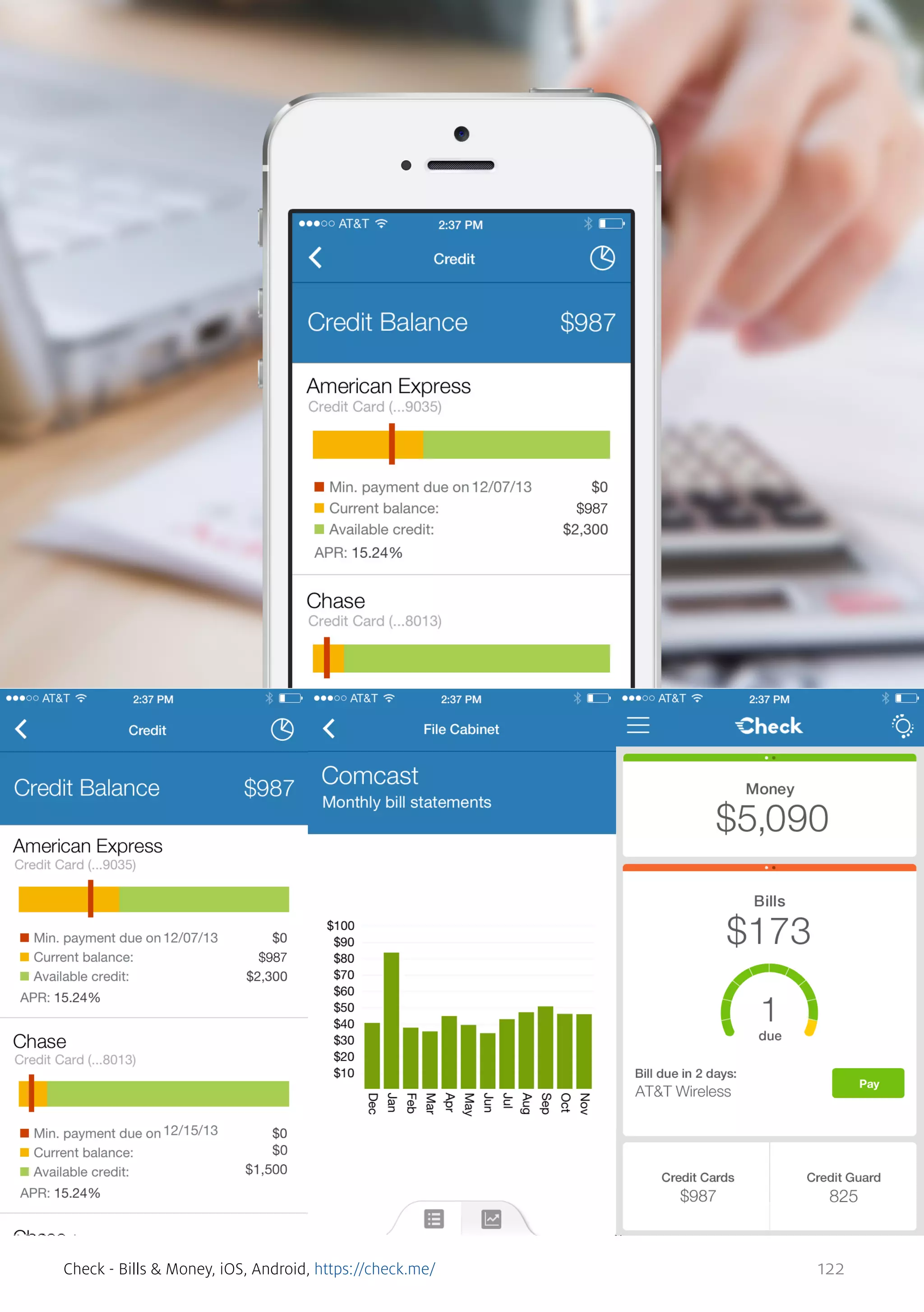 Check - Bills & Money, iOS, Android, https://check.me/

122

 