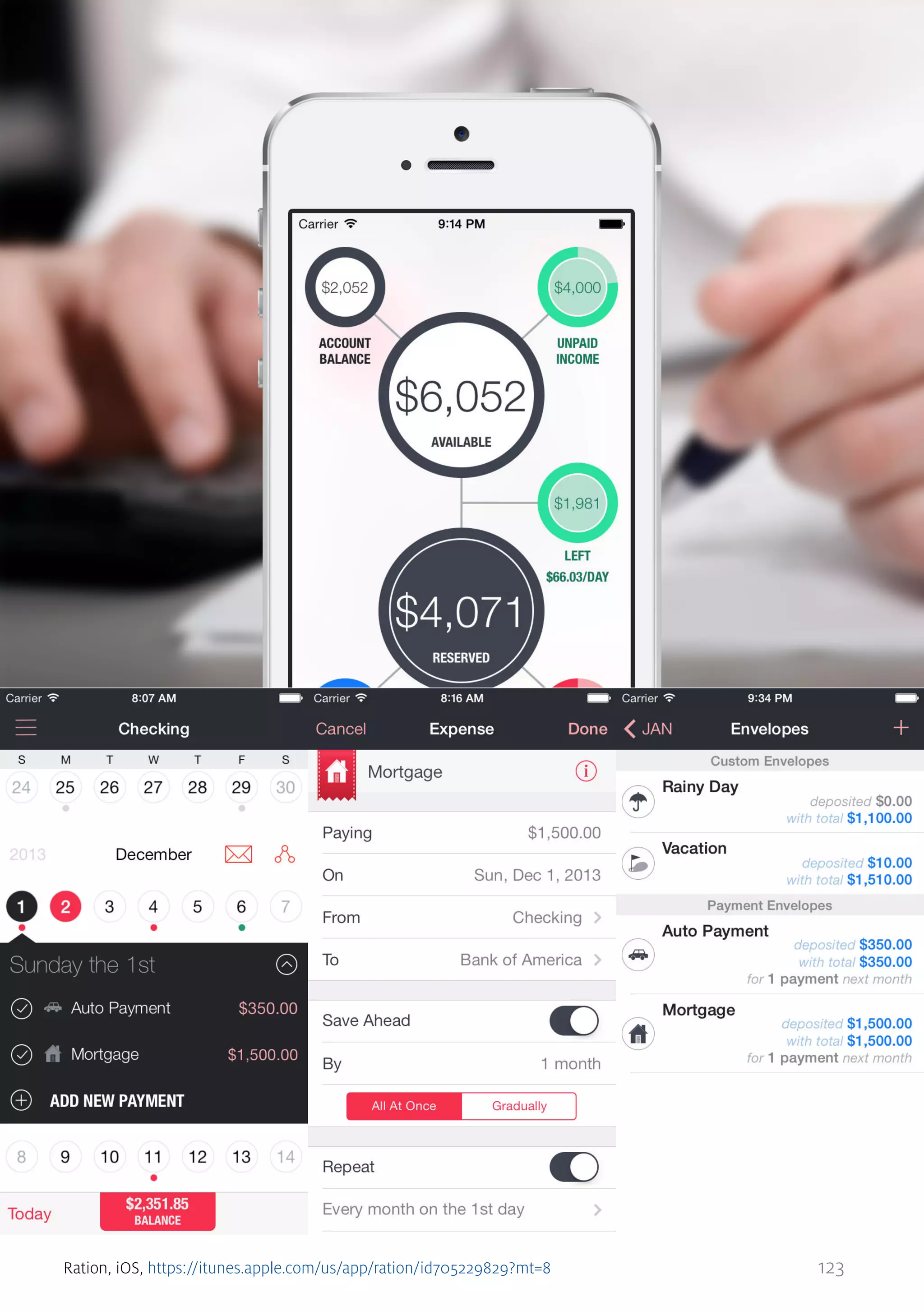Ration, iOS, https://itunes.apple.com/us/app/ration/id705229829?mt=8

123

 