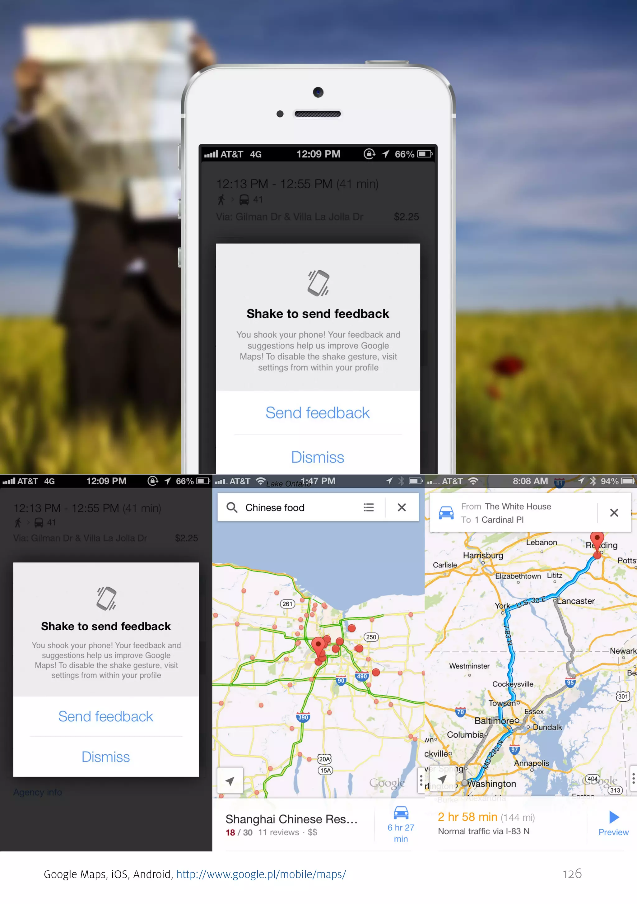 Google Maps, iOS, Android, http://www.google.pl/mobile/maps/

126

 