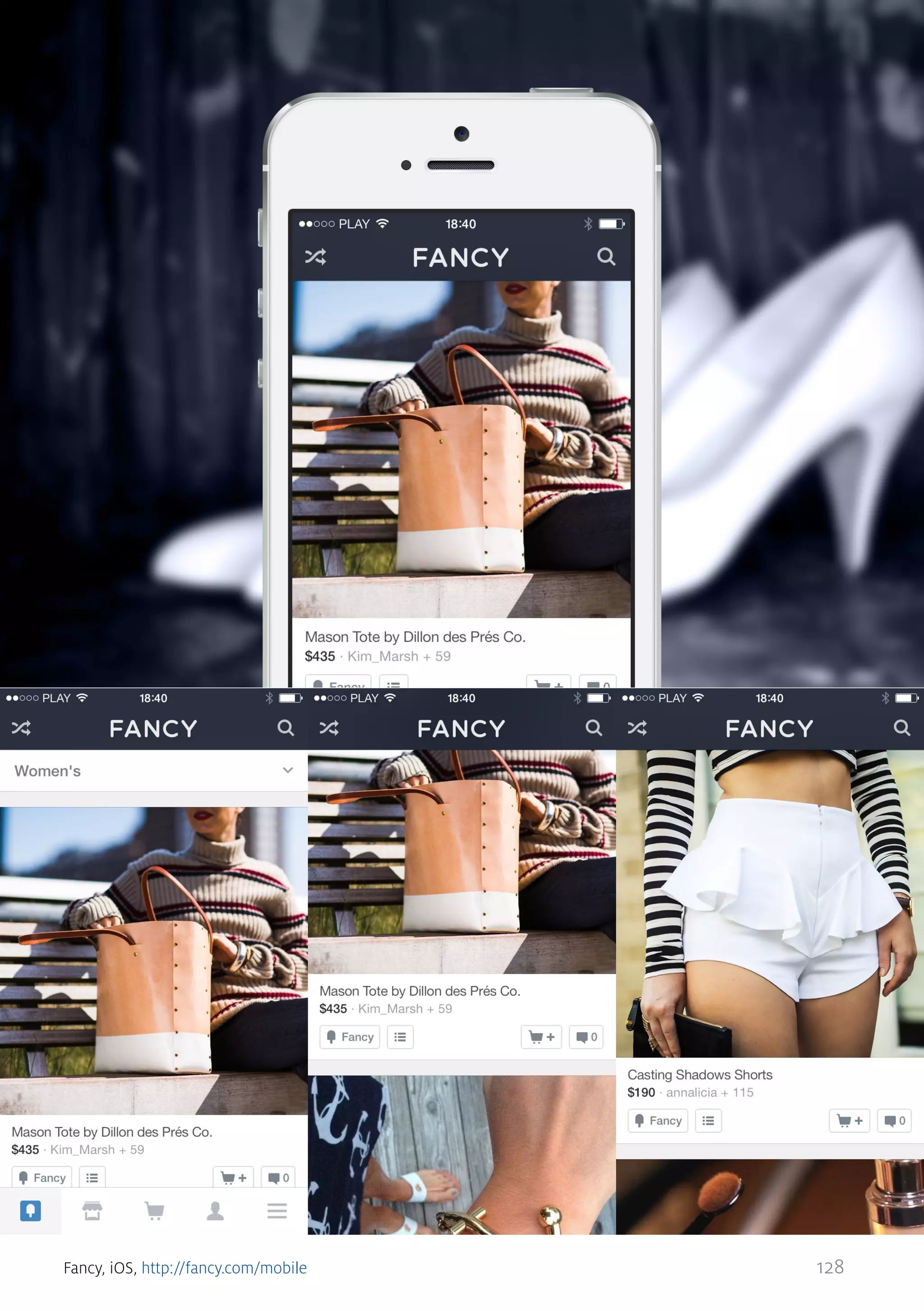 Fancy, iOS, http://fancy.com/mobile

128

 