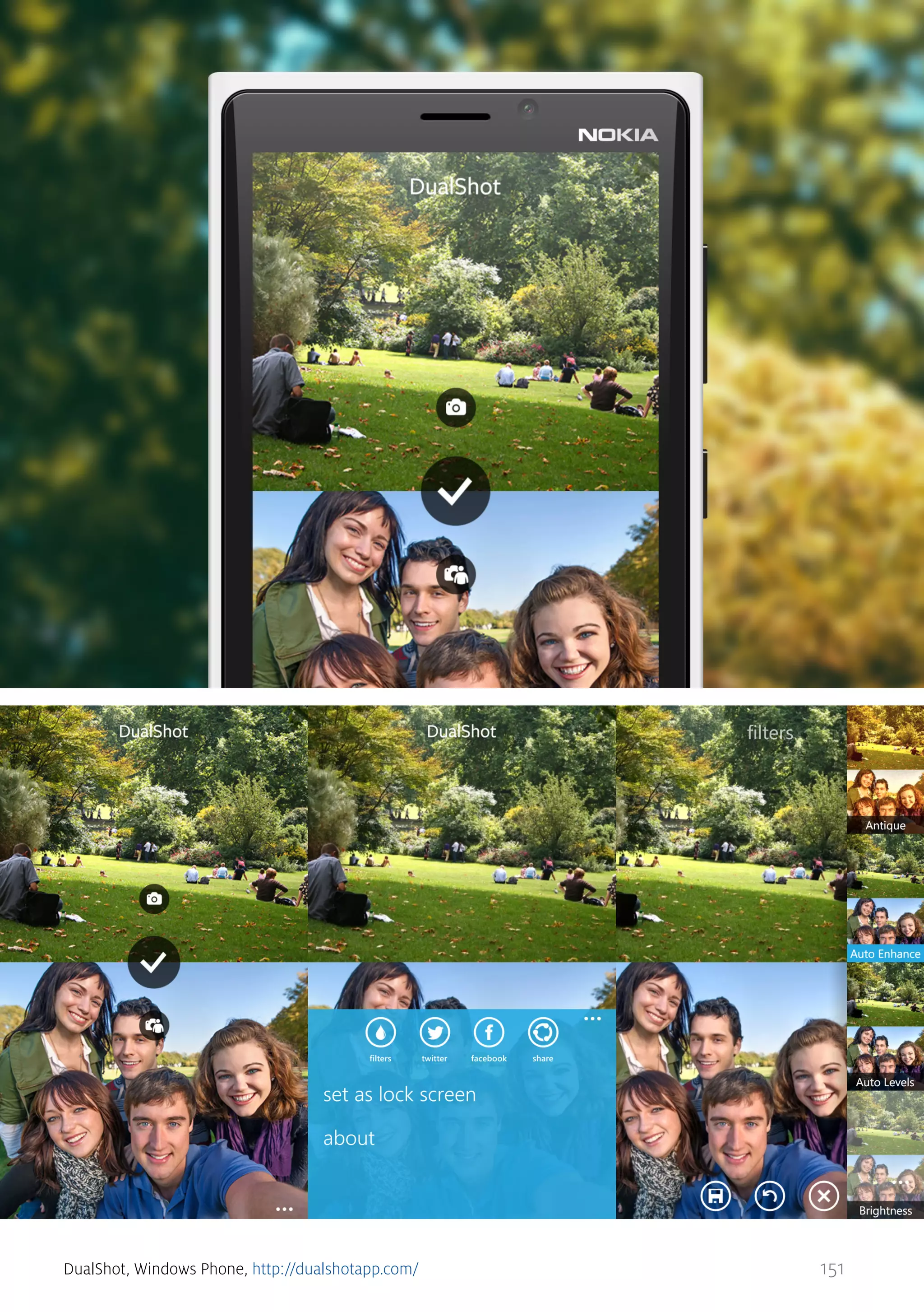 DualShot, Windows Phone, http://dualshotapp.com/

151

 