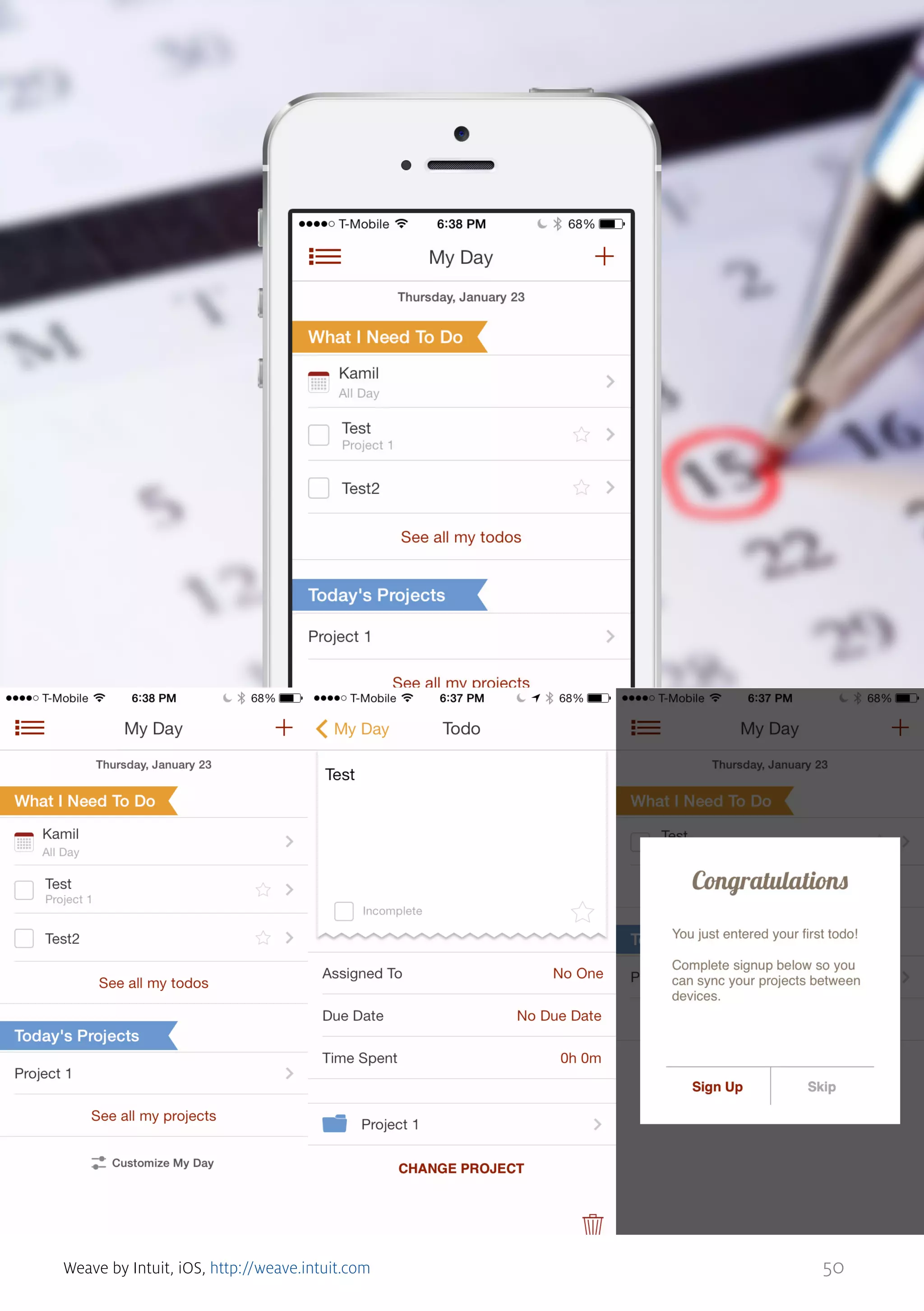 Weave by Intuit, iOS, http://weave.intuit.com

50

 
