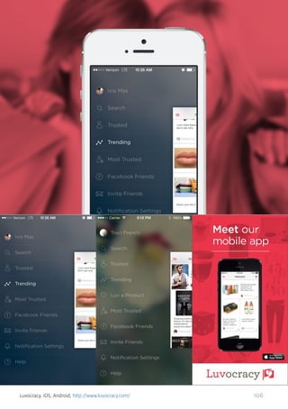 Luvocracy, iOS, Android, http://www.luvocracy.com/

106

 