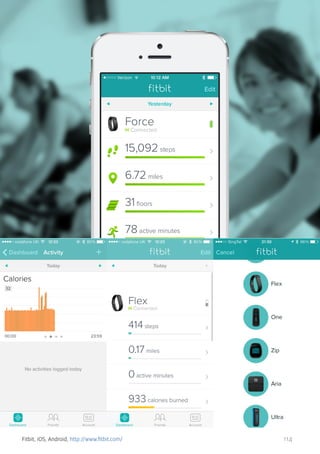 Fitbit, iOS, Android, http://www.fitbit.com/

114

 