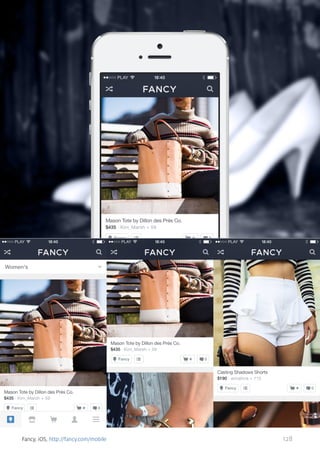 Fancy, iOS, http://fancy.com/mobile

128

 