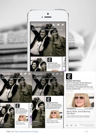 Paper, iOS, https://www.facebook.com/paper

129

 