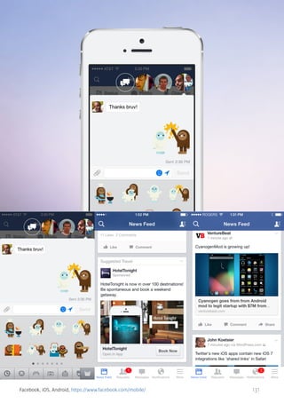 Facebook, iOS, Android, https://www.facebook.com/mobile/

131

 