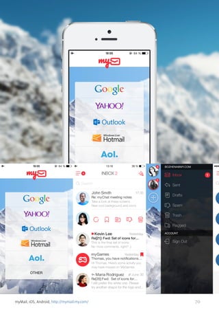 myMail, iOS, Android, http://mymail.my.com/

70

 