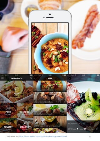 Paleo Plate, iOS, https://itunes.apple.com/us/app/paleo-plate/id737369088?mt=8

95

 