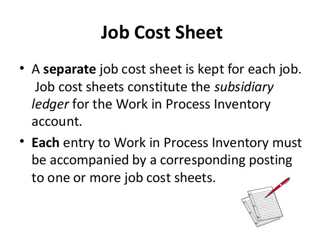 m com 4 job cost sheets constitute the subsidiary ledger for the