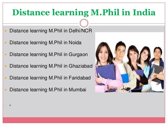 M.phil 8010000200 through distance learning India