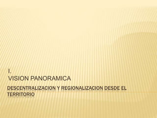 Rol de los Gobiernos Regionales y Locales en la Promocion del ...