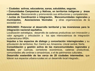 Rol de los Gobiernos Regionales y Locales en la Promocion del ...