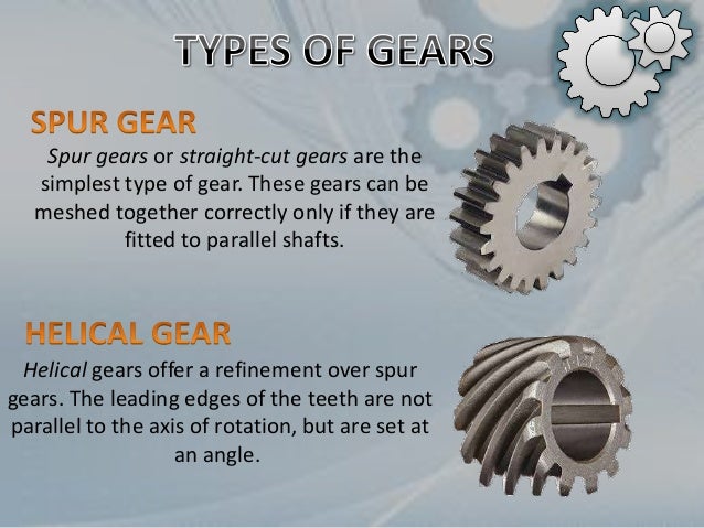 types of gears