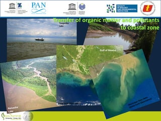 Tanganika
Lake
NASA Earth Observatory
Gulf of Mexico
Transfer of organic matter and pollutants
to coastal zone
 