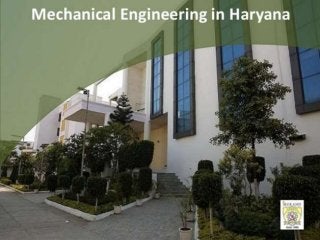 Mechanical Engineering in Haryana