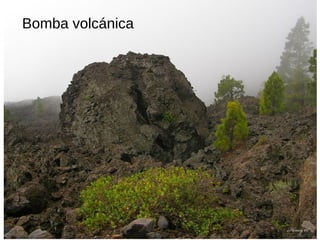 Bomba volcánica
 