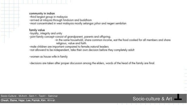 Social Culture Arts People Study In Johor Bahru