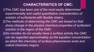 MICELLAR CHEMISTRY | PPTX
