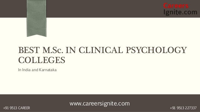 M Sc in Clinical Psychology Courses Colleges Eligibility M Sc in Clinical Psychology Courses Colleges Eligibility