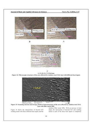 Effect of welding heat input on the microstructure of dissimilar metals ...