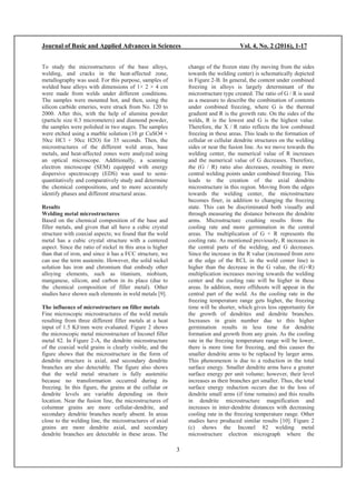 Effect of welding heat input on the microstructure of dissimilar metals ...