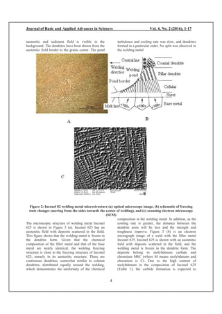Effect of welding heat input on the microstructure of dissimilar metals ...