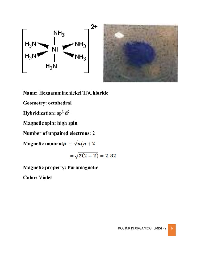 M.sc. chemistry laboratory manual complex preparations PDF