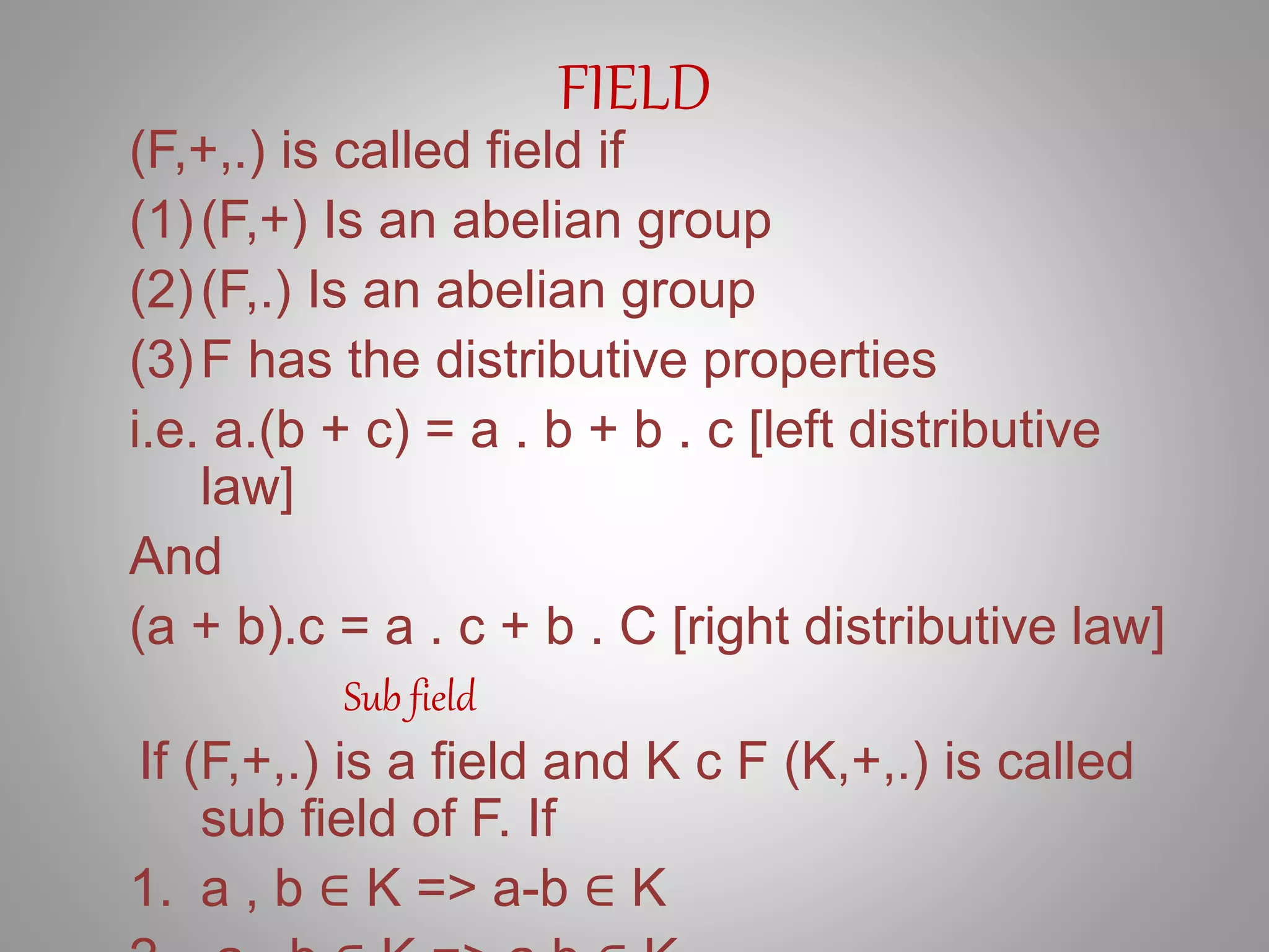 Abstract Algebra/math Abstract Algebra Example
