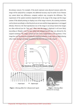 M.sc.iii sem digital image processing unit i | PDF