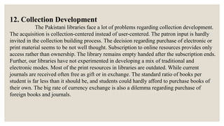 CHALLENGES FOR LIBRARINSHIP IN PAKISTAN | PDF