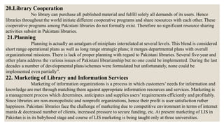 CHALLENGES FOR LIBRARINSHIP IN PAKISTAN | PDF