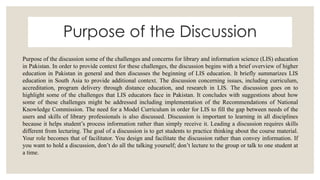 CHALLENGES FOR LIBRARINSHIP IN PAKISTAN | PDF