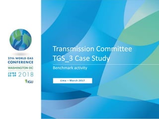 1
Transmission Committee
TGS_3 Case Study
Benchmark activity
Lima – March 2017
 