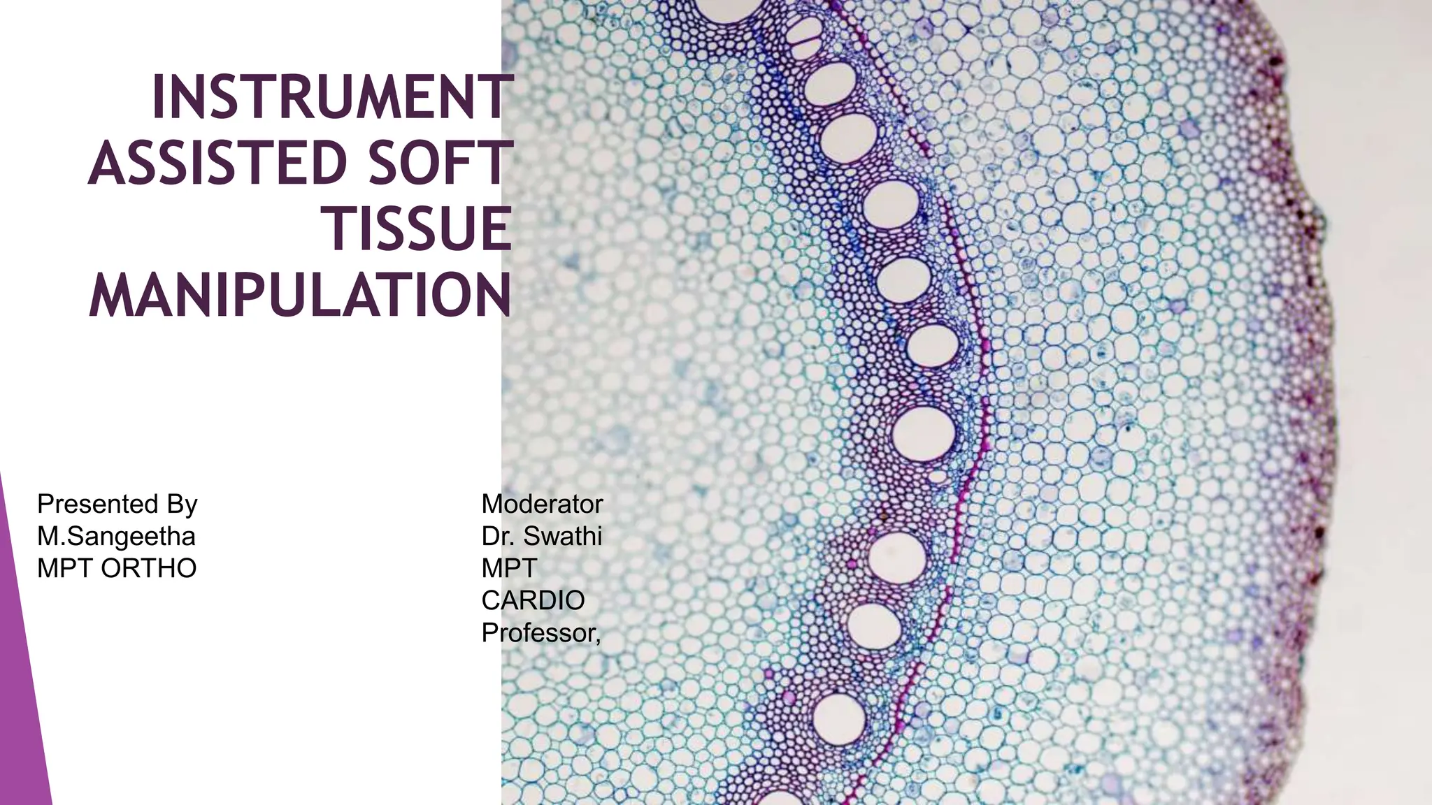 Instrument assisted soft tissue mobilization PPT