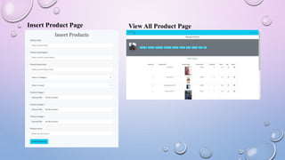 Insert Product Page View All Product Page
 
