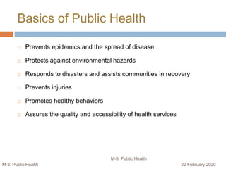 Public Health | PPTX