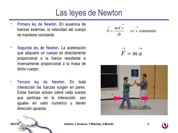 leyes de newton
