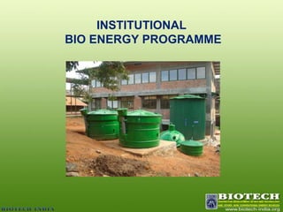 FROM KITCHEN TO KITCHENDOMESTIC BIO WASTE TREATMENT PLANT
