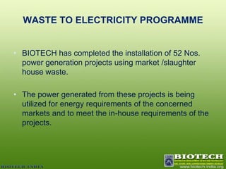 TOILET LINKED BIOGAS PLANTS(ECO FRIENDLY TOILET)The human excreta (night soil) discharged from the domestic household are converted into bio gas by applying anaerobic digestion .For the people living in coastal areas, marshy lands and high water table places, this type of toilets are suitable. Here also the construction of separate septic tank can be avoided.