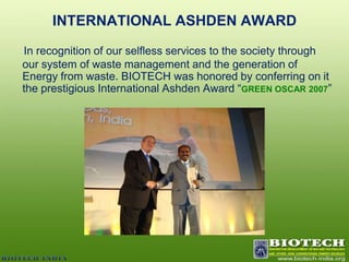 WASTE TO ELECTRICITY PROJECTSreekaryamGramaPanchayat