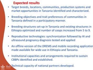 Out scaling of community-based breeding programs: Attractive and innovative approach to improving the lives of smallholder producers in low input systems