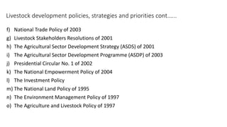 The status and characteristics of two populations of small East African goats of Tanzania