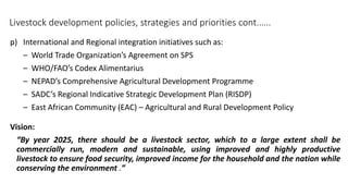 The status and characteristics of two populations of small East African goats of Tanzania