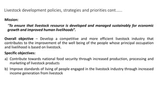 The status and characteristics of two populations of small East African goats of Tanzania