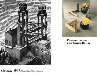 Cascada, 1961 .Litografía, 380 x 300 mm Foto de tribar por Bruno Ernst 