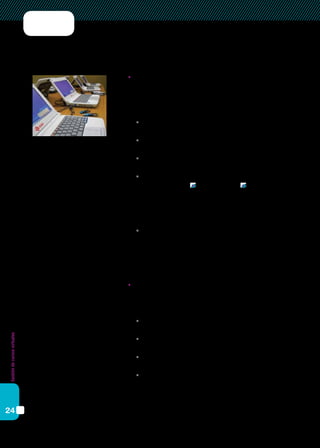 Gestióndecursosvirtuales
24
está disponible utilizando la iconografía Moodle desde la home
del curso (abrir / cerrar ojo).
	Componer una página web. Esta clase de recurso permite construir
una página web completa dentro de Moodle (para ello puede utili-
zarse el editor html de la plataforma).
	 Cuando se agrega o edita un recurso de html, se deben completar
los siguientes campos:
	Nombre: nombre corto del recurso que será mostrado en la pá-
gina principal del curso.
	Resumen: descripción muy corta del recurso que se mostrará
como copete en la página de “Recursos”.
	Texto completo: en este campo se escribe el texto completo del
recurso tal como deseamos que sea visualizado.
	Ventana: estos ajustes pueden mostrarse u ocultarse haciendo
clic en los botones Ocultar ajustes o Mostrar ajustes. En
general, los recursos se muestran en una ventana con marco
normal, con los controles de navegación de Moodle en el marco
exterior. También es posible eliminar este marco y hacer que el
recurso llene la ventana como si fuera una página web normal.
	Visible a participantes: permite ocultar el recurso a los alumnos
seleccionando la opción “Ocultar”. Puede ser útil si no desea-
mos mostrar la actividad inmediatamente. Esta misma opción
está disponible utilizando la iconografía Moodle desde la home
del curso (abrir / cerrar ojo).
	Enlazar un archivo o una web. Este tipo de recurso permite enlazar
una página web u otro archivo.
	 Cuando se agrega o edita un recurso de este tipo, es necesario com-
pletar los siguientes campos:
	Nombre: nombre corto del recurso que será mostrado en la pá-
gina principal de curso.
	Resumen: descripción muy corta del recurso que se mostrará
como copete en la página de “Recursos”.
	Ubicación: es posible elegir un archivo previamente cargado o su-
birlo directamente. También se puede buscar una url en la web.
	Visible a participantes: permite ocultar el recurso a los alumnos
seleccionando la opción Ocultar. Puede ser útil si no deseamos
mostrar la actividad inmediatamente. Esta misma opción está
disponible utilizando la iconografía Moodle desde la home del
curso (abrir / cerrar ojo).
 