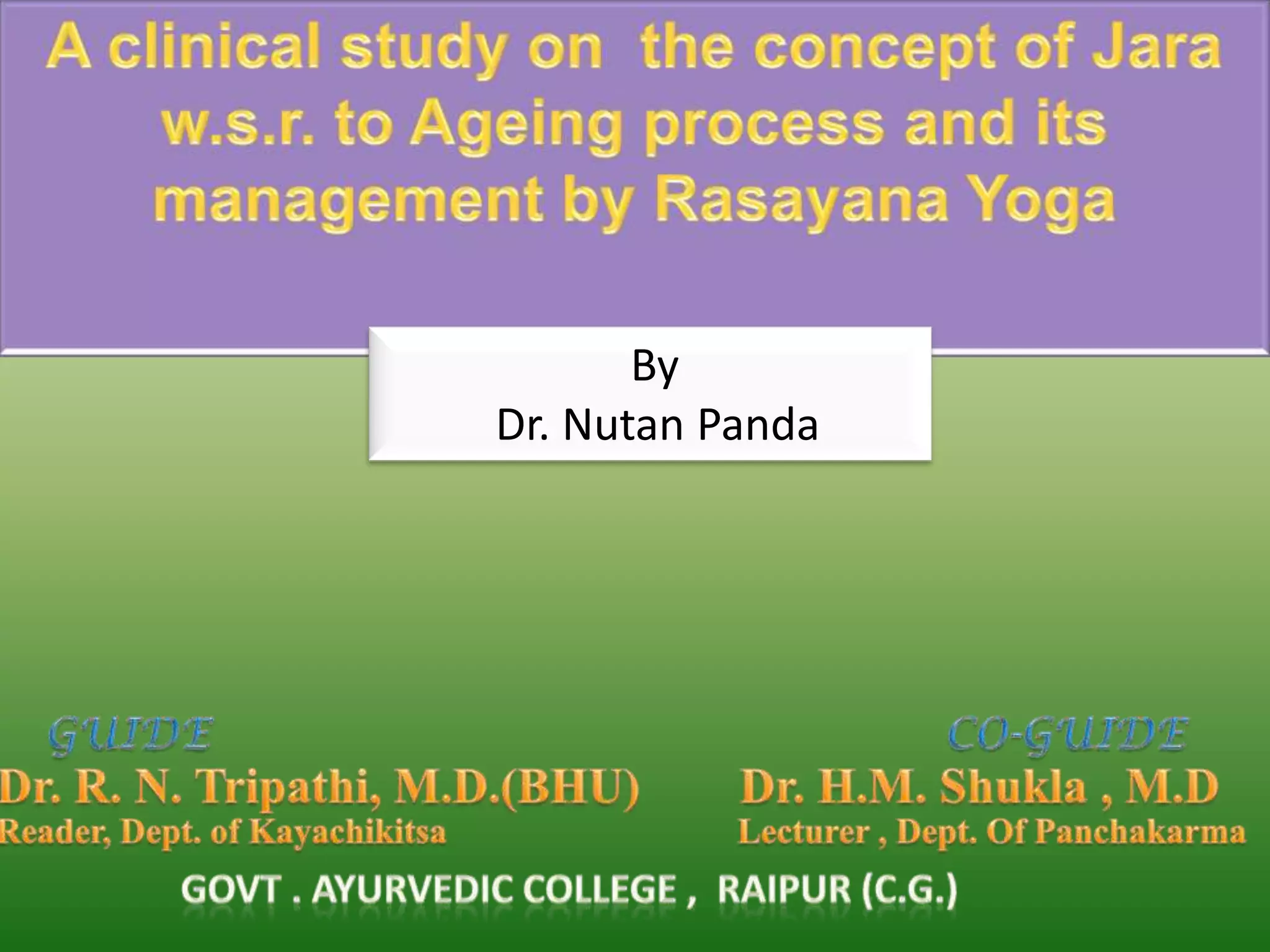 By
Dr. Nutan Panda
 