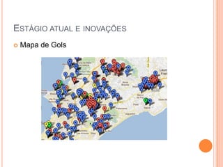 ESTÁGIO ATUAL E INOVAÇÕES
   Mapa de Gols
 